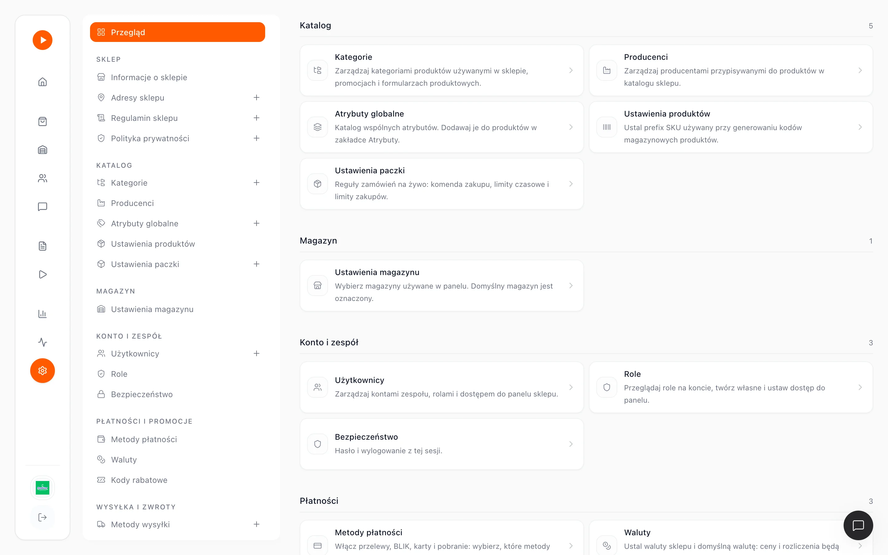 Katalog produktów